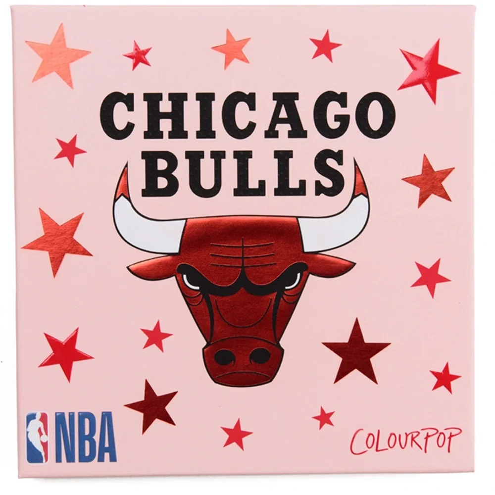 ColourPop x NBA Chicago Bulls Eyeshadow Palette LE NIB